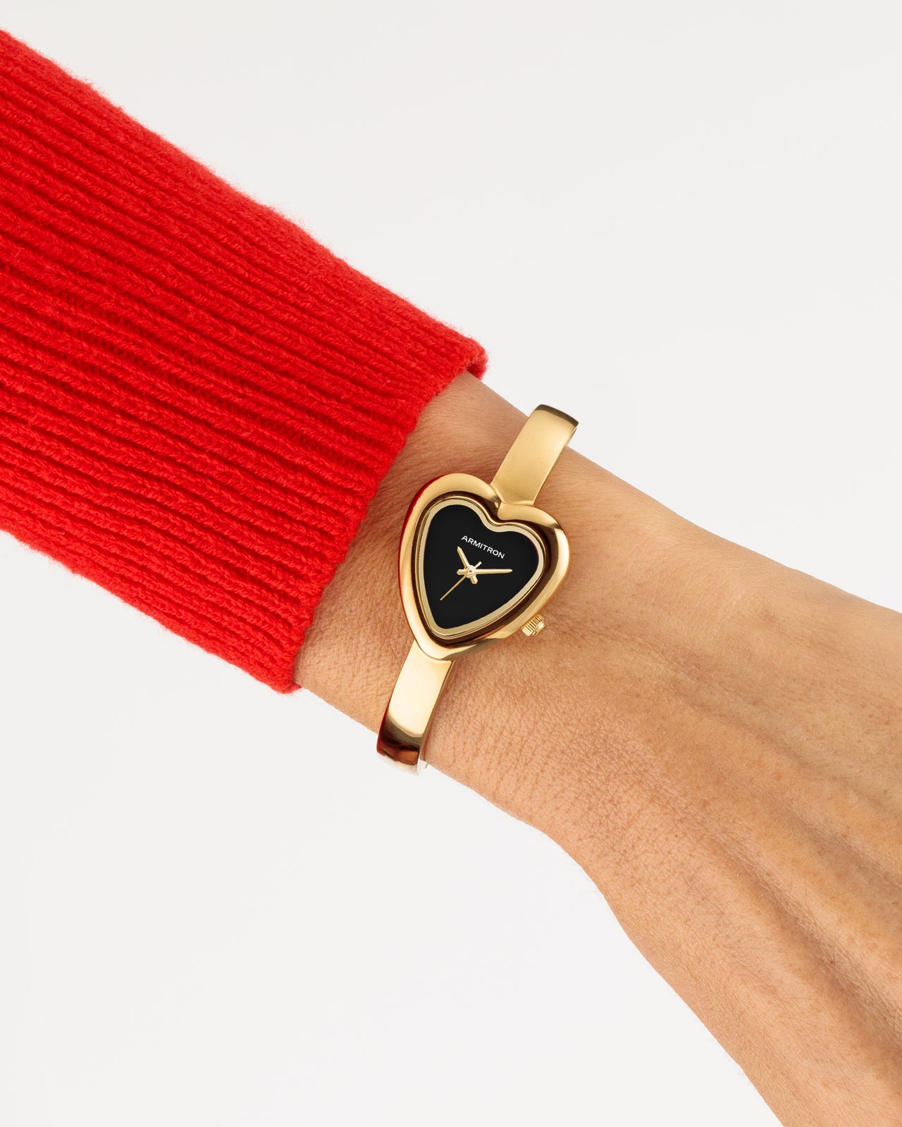 Heart Bangle™ | 24.9mm, Gold/Black-Women-Armitron