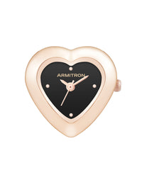 Thumbnail for Heart Ring™ | 22mm, Rose Gold, Black Glossy-Accessories-Armitron