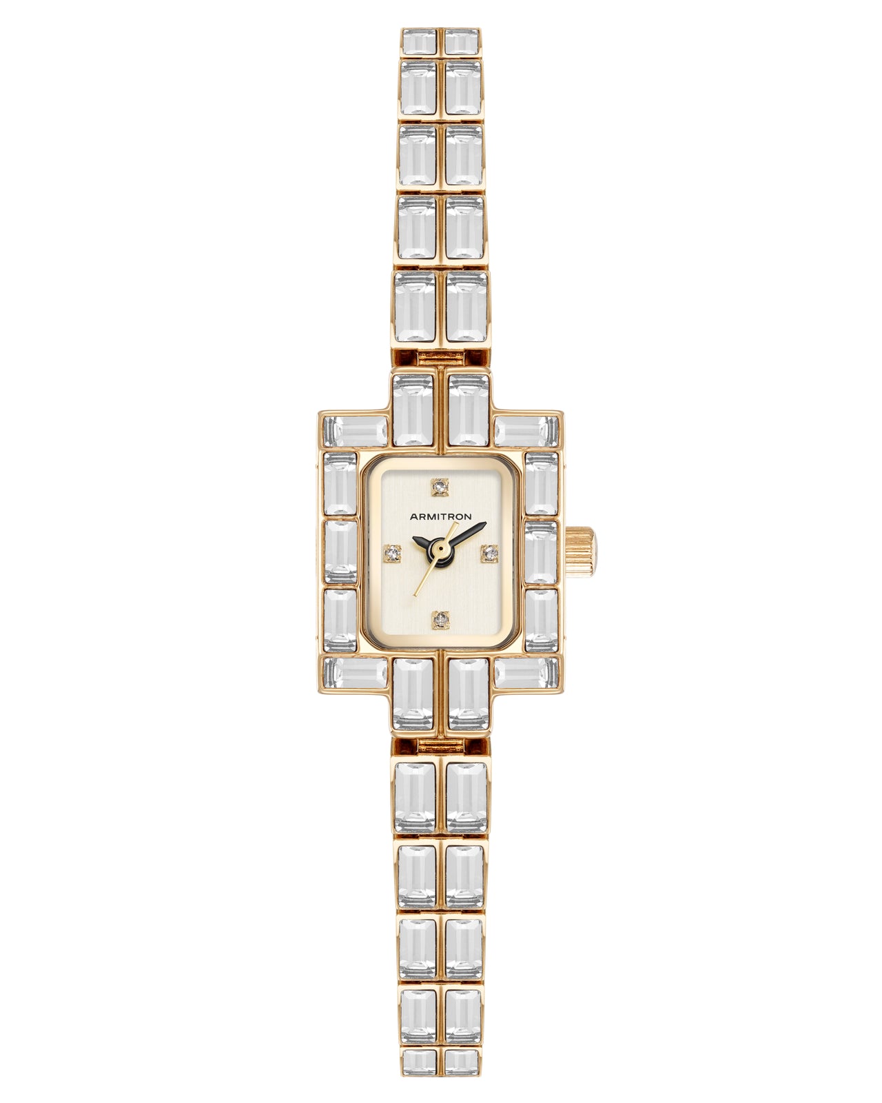 Ava™ | 18.4mm, Gold/Crystals-Women-Armitron
