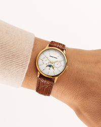 Thumbnail for Eugen™ | 42mm, Brown Leather-Men-Armitron